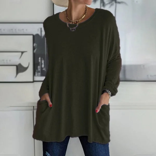 Aria | Relaxed Long Sleeve Top