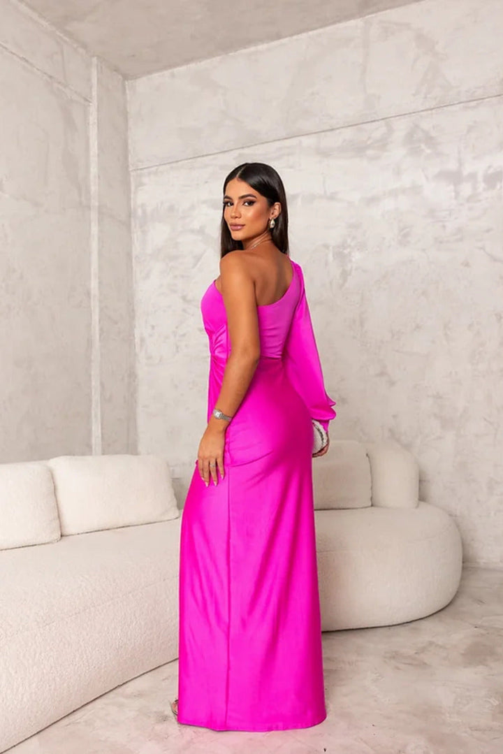Harper – Elegant One-Shoulder Maxi Dress