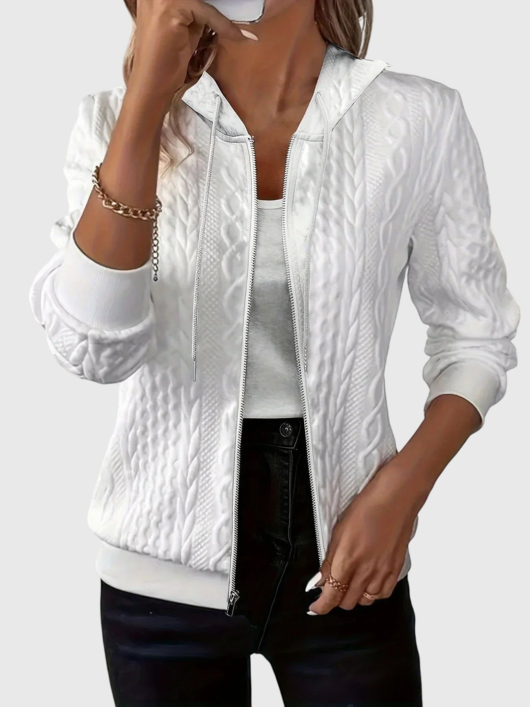 Susan | Hoodie with Zipper