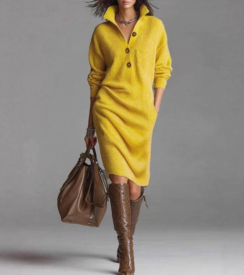 Jane | Warm Knit Dress