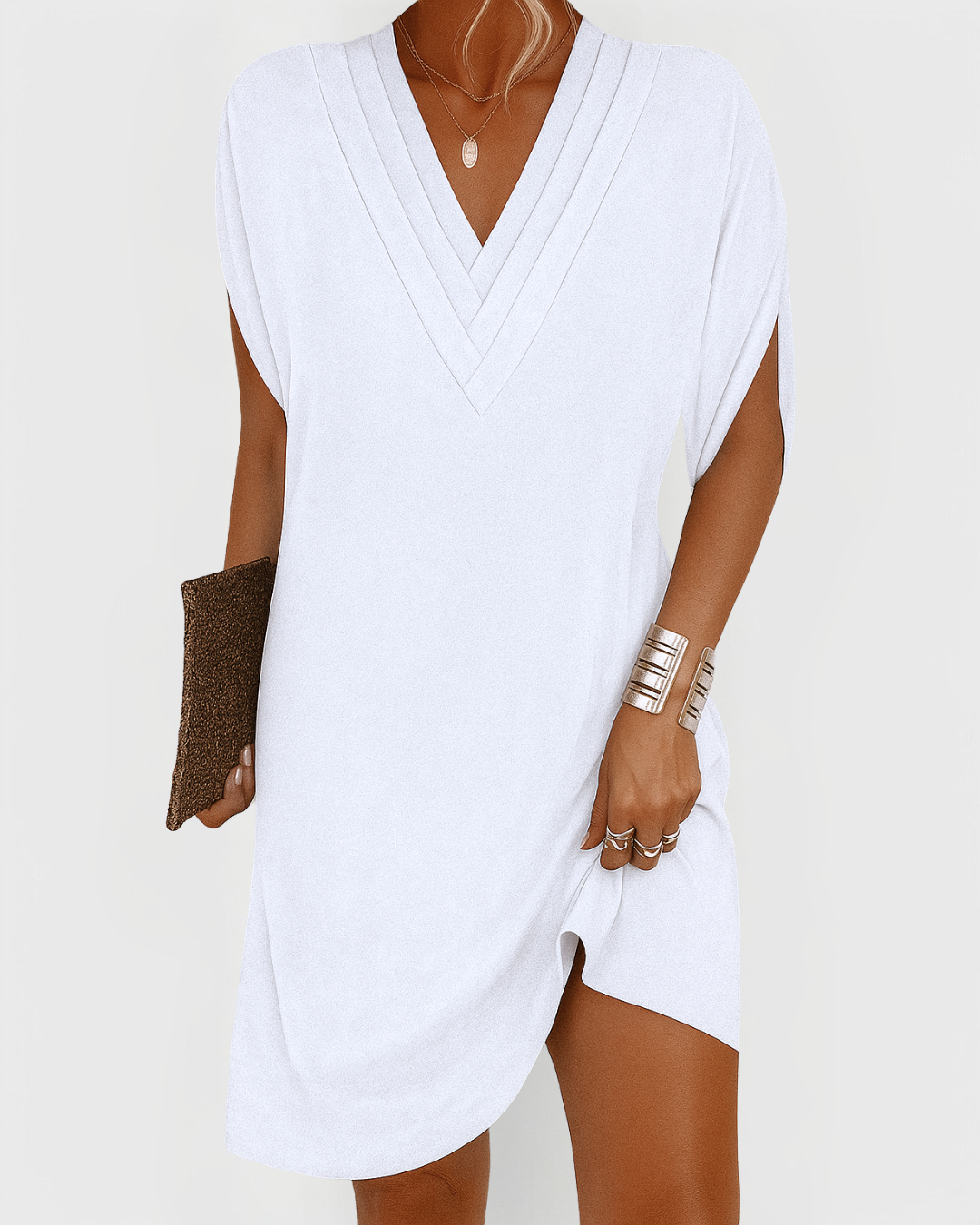 Aria™ | V-Neck Mini Dress