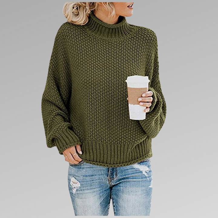 Margaret™ | High Neck Pullover