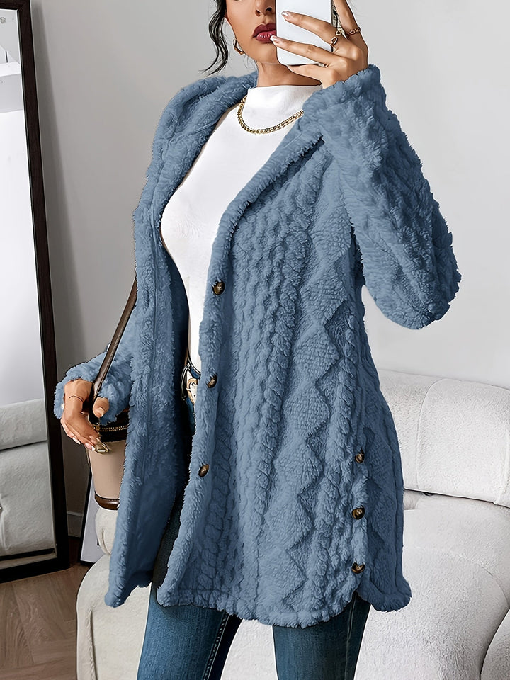 Rachel | Plush Hooded Cardigan