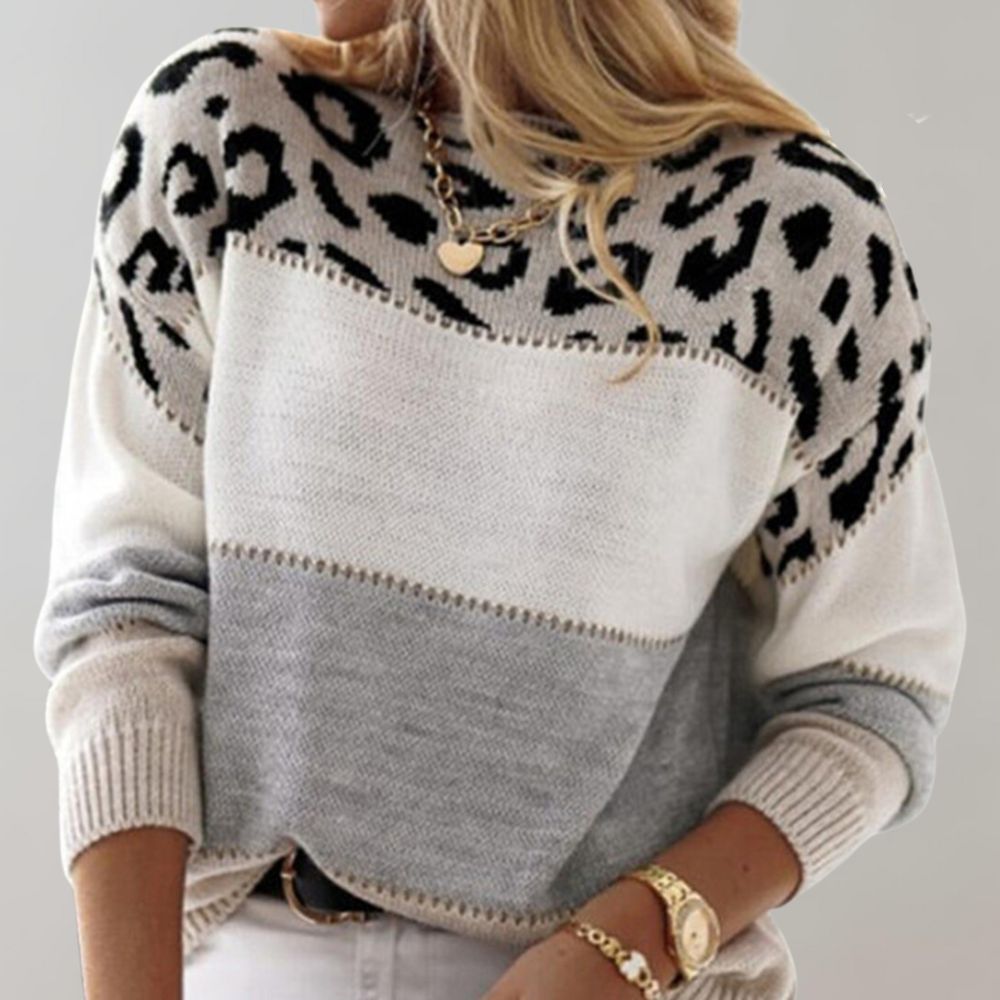 Sophie | Leopard Print Casual Sweater