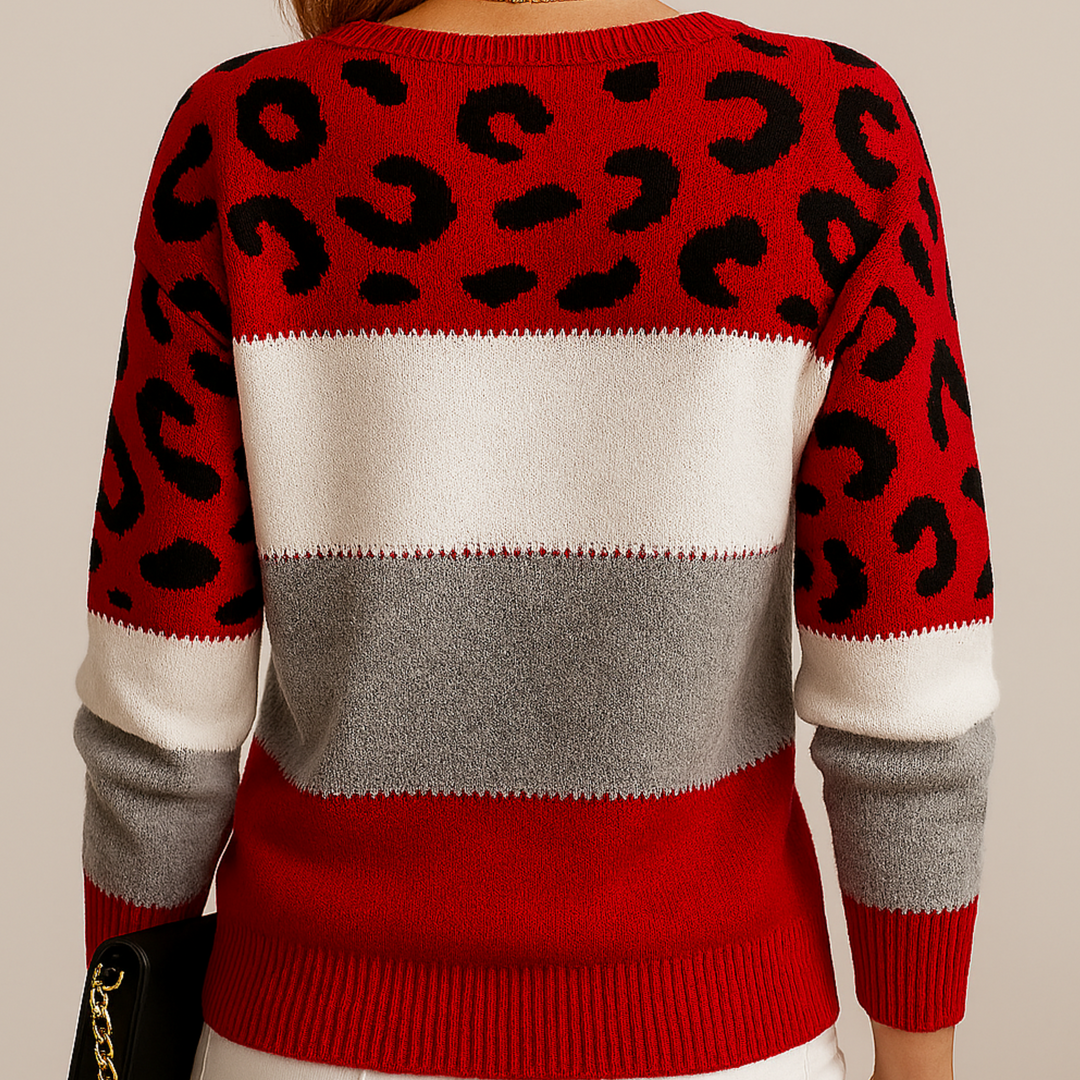 Sophie | Leopard Print Casual Sweater