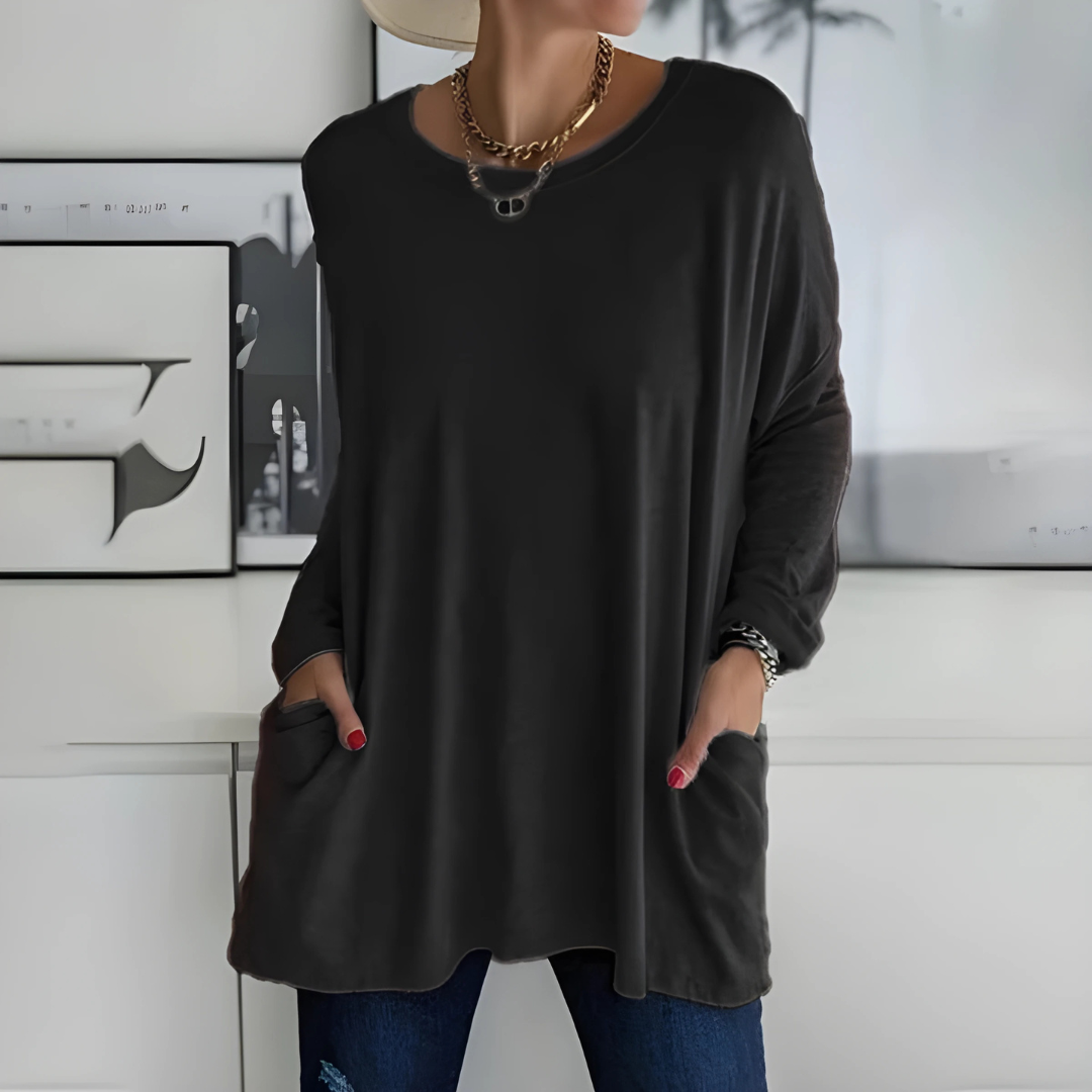Aria | Relaxed Long Sleeve Top