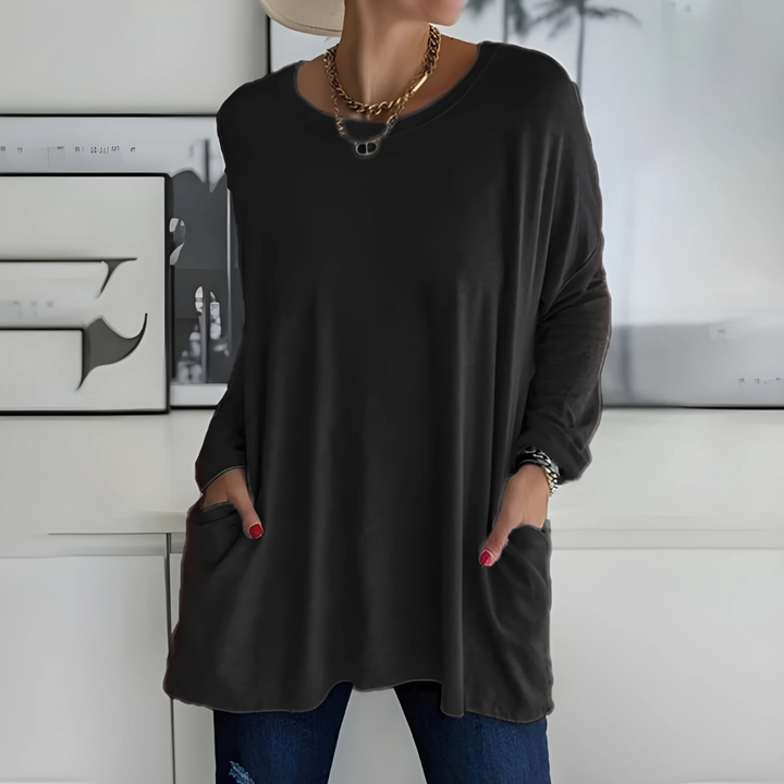 Aria | Relaxed Long Sleeve Top