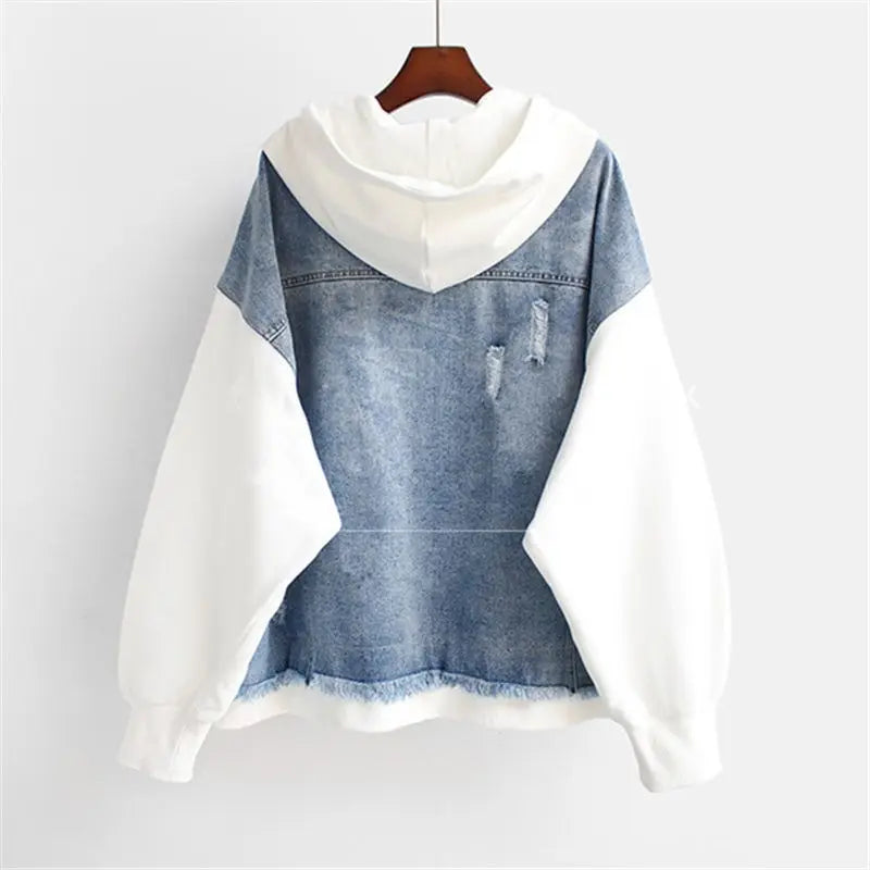 Lucy | Denim Hoodie Jacket