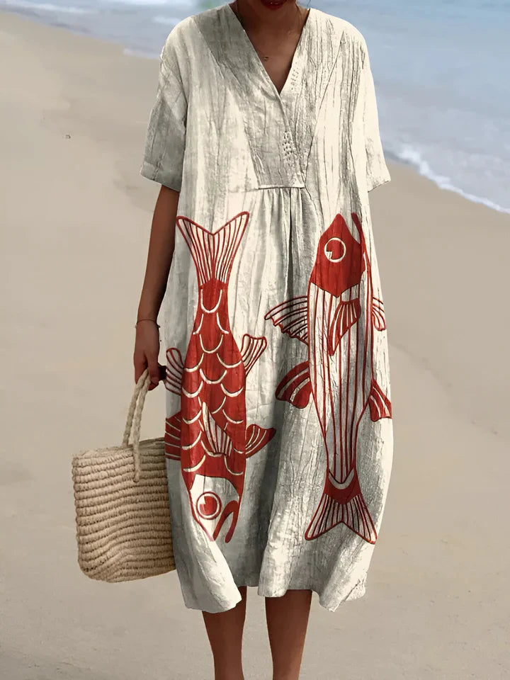 Pauline - Patterned Summer Dress