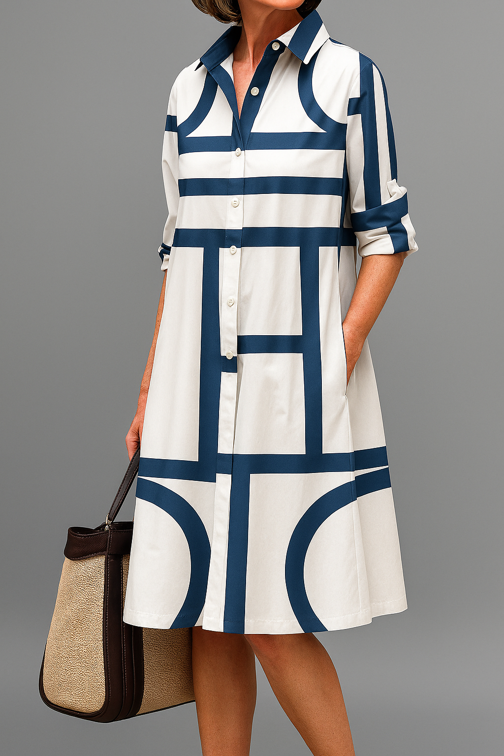 Clara - Elegant Midi Dress