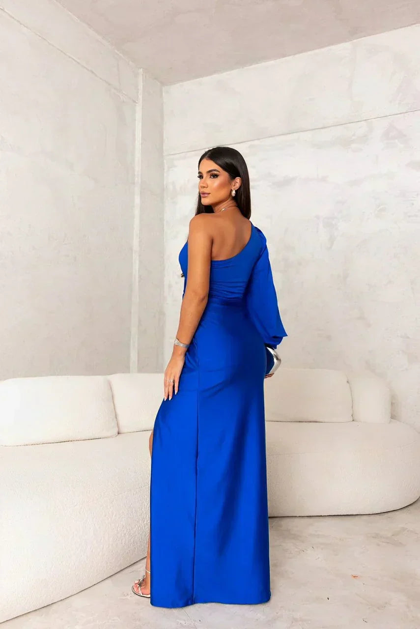 Maya – Elegant One-Shoulder Maxi Dress