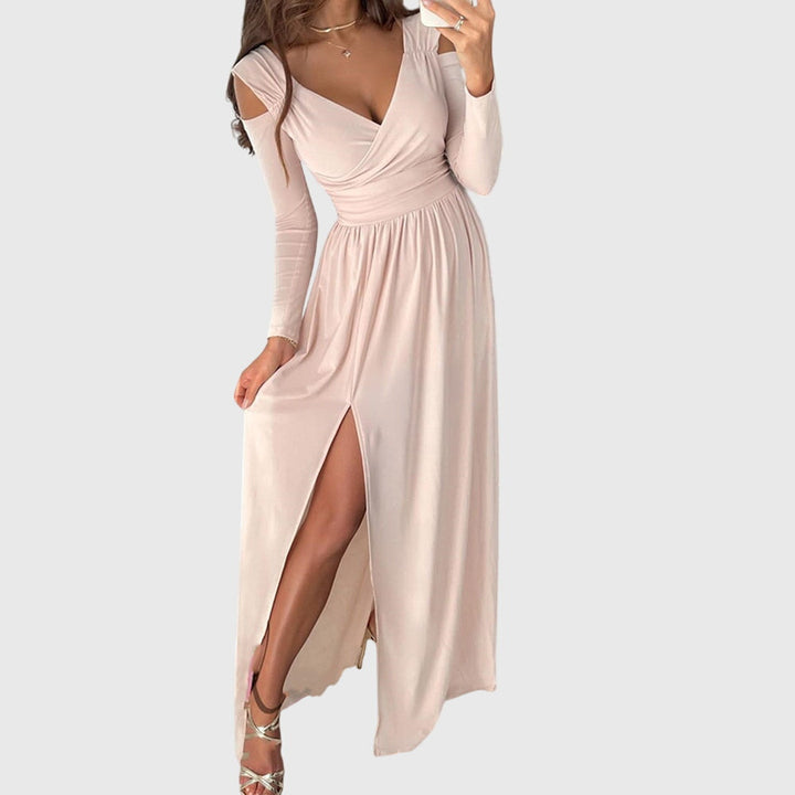 Scarlett - Long elegant split dress