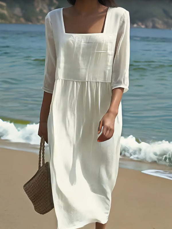 Chloe – Casual Linen Dress