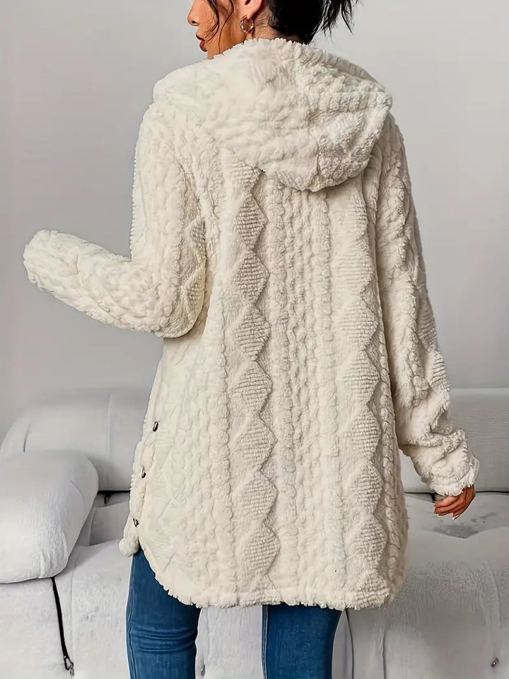 Rachel | Plush Hooded Cardigan