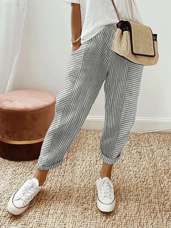 Lily - Striped Trousers