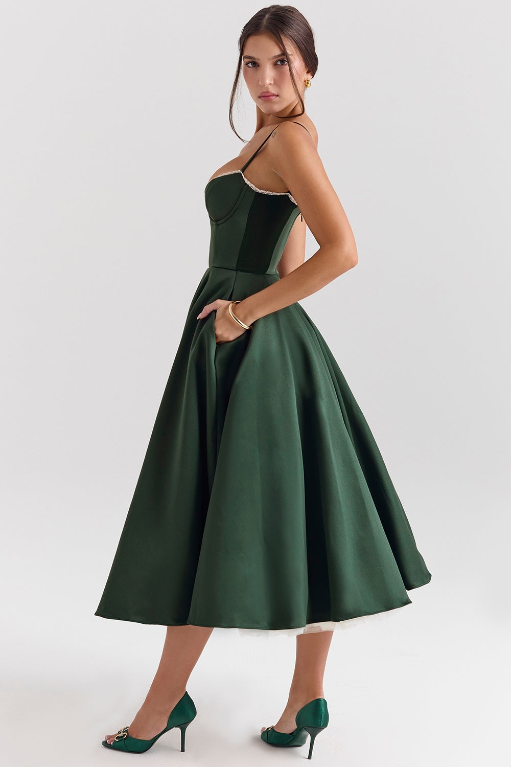 Olivia™ - Elegant Midi Dress