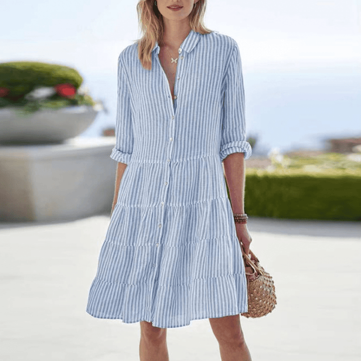 Beatrice | Breezy Striped Dress
