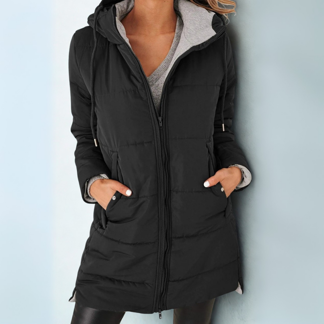 Phoebe | Casual Hooded Puffer Down Jacket