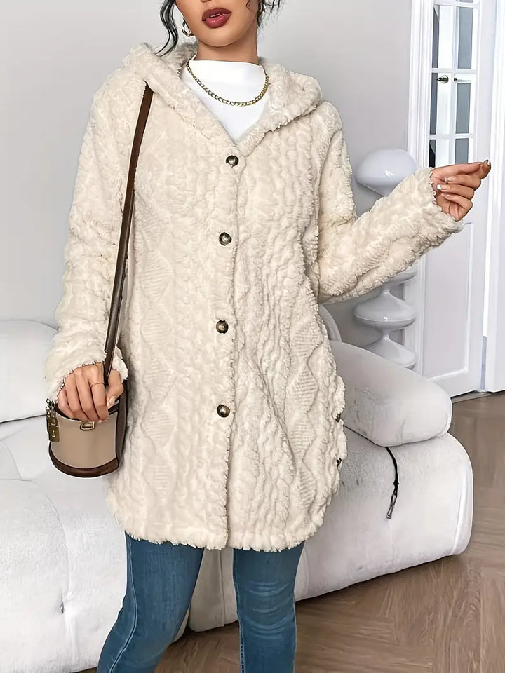 Rachel | Plush Hooded Cardigan