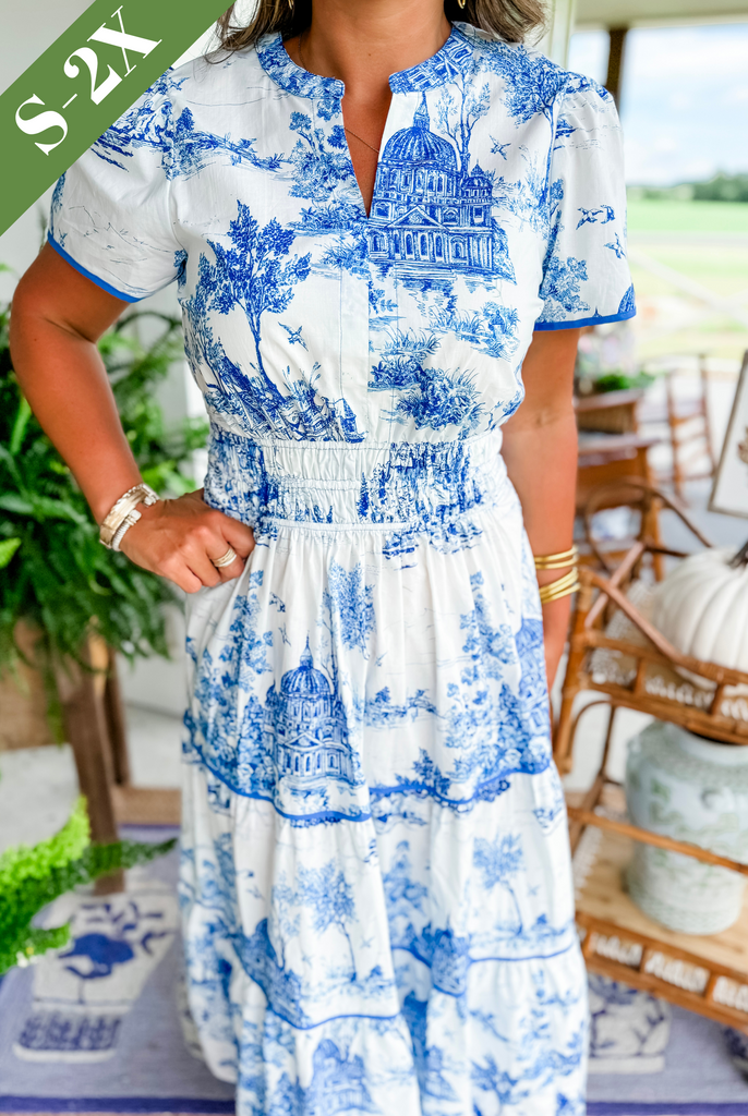 Victoria | Classic Toile Maxi