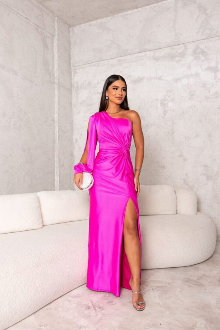 Harper – Elegant One-Shoulder Maxi Dress