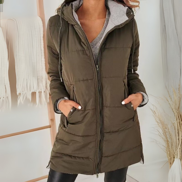 Phoebe | Casual Hooded Puffer Down Jacket