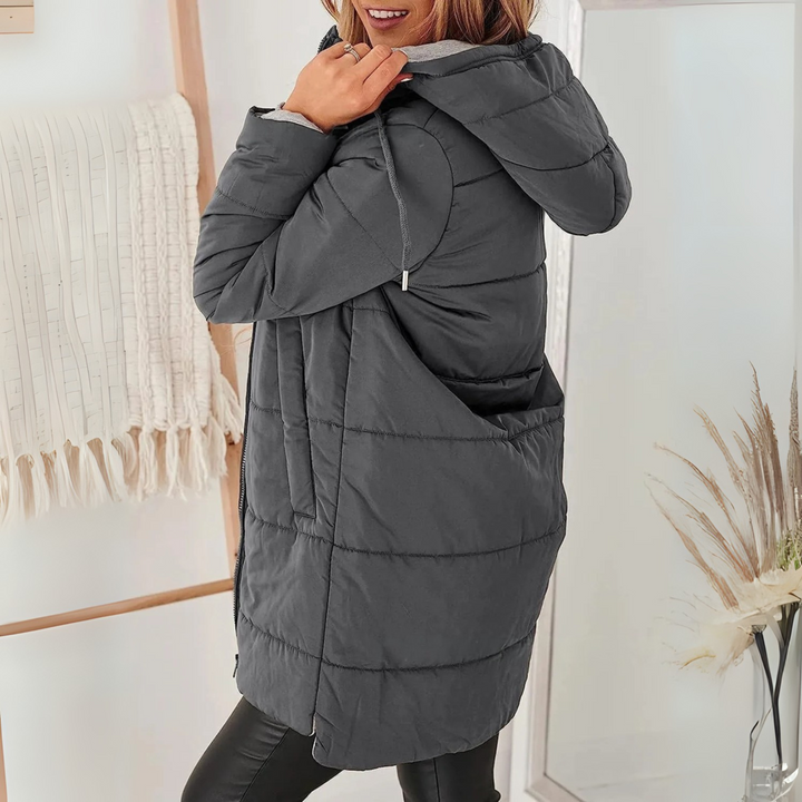 Phoebe | Casual Hooded Puffer Down Jacket