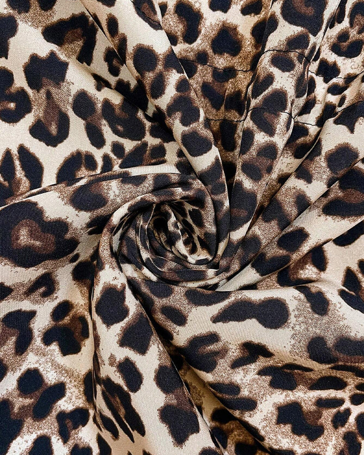 Grace | Reversible Hooded Coat with Leopard Print