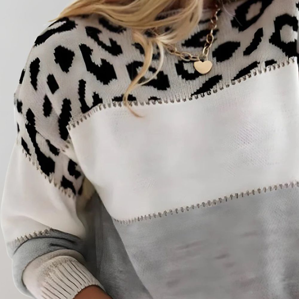 Sophie | Leopard Print Casual Sweater