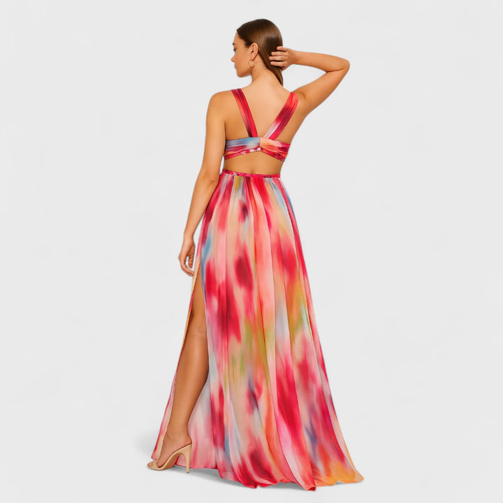 Florence - Long Painted Dress