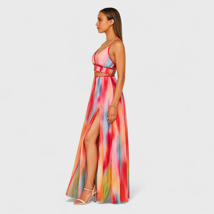 Florence - Long Painted Dress