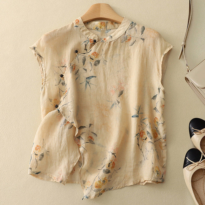 Amanda | Elegant Short Sleeve Top
