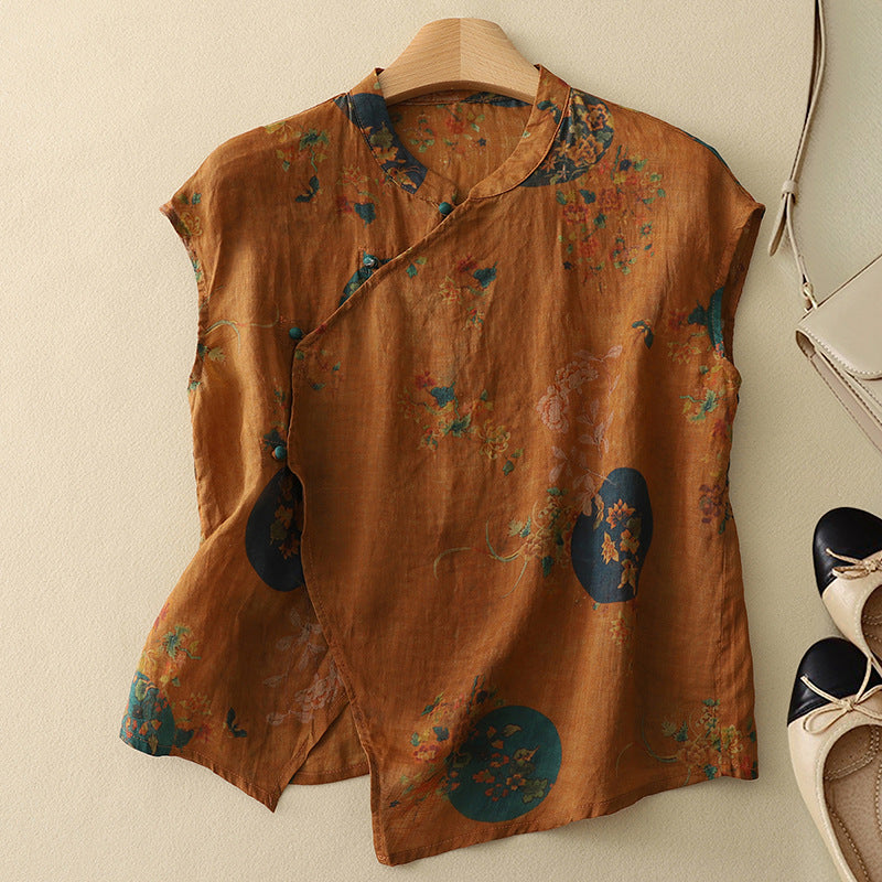 Amanda | Elegant Short Sleeve Top