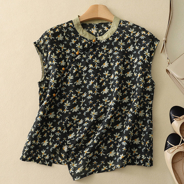 Amanda | Elegant Short Sleeve Top