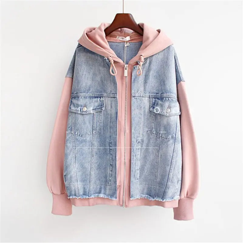 Lucy | Denim Hoodie Jacket