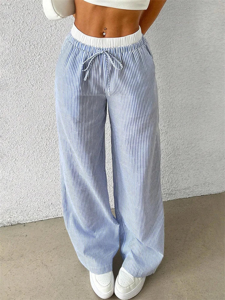 Jane - Casual Striped Pants