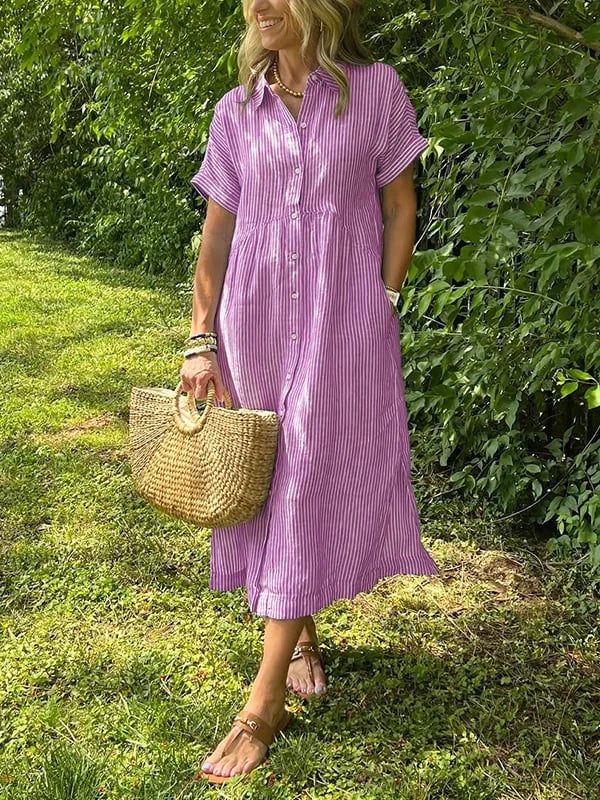 Alice – Light Striped Dress