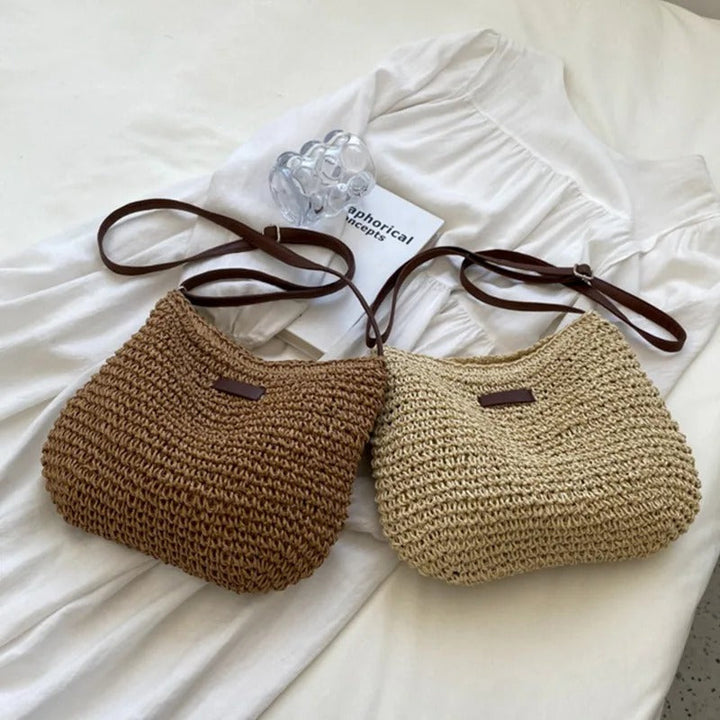 Nina - Straw Crossbody Bag
