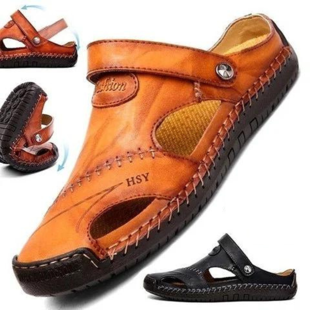 Tom™ | Orthopedische Leren Sandalen