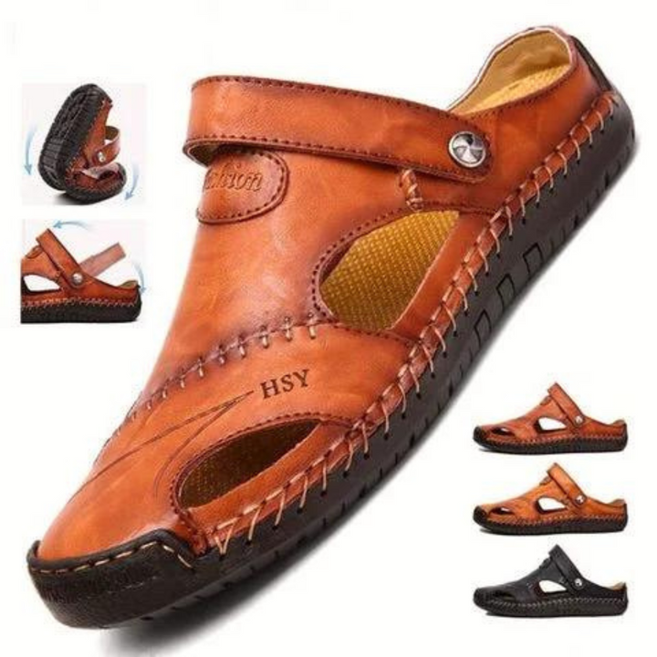 Tom™ | Orthopedische Leren Sandalen