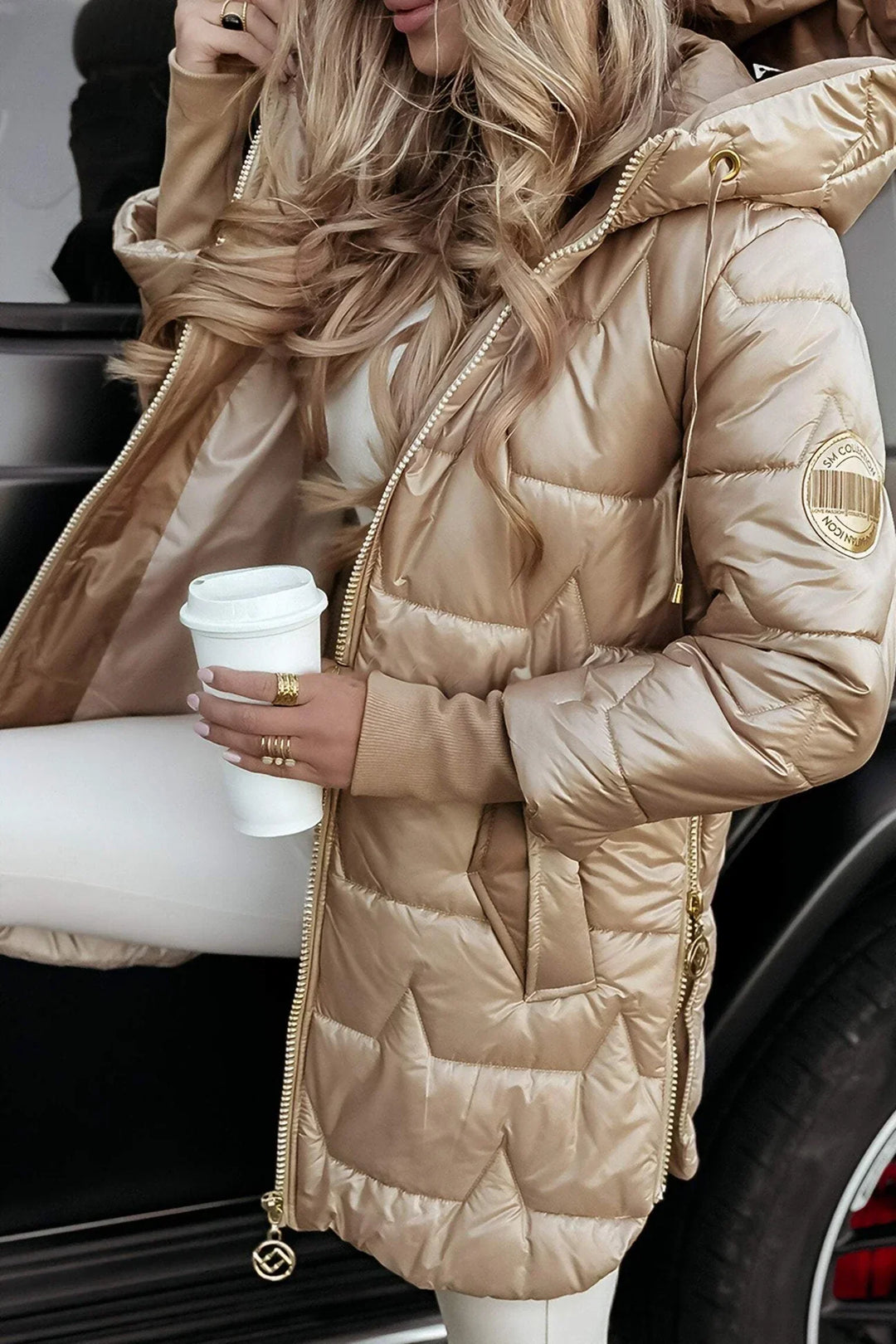 Josephine - Elegant Winter Coat with Hood
