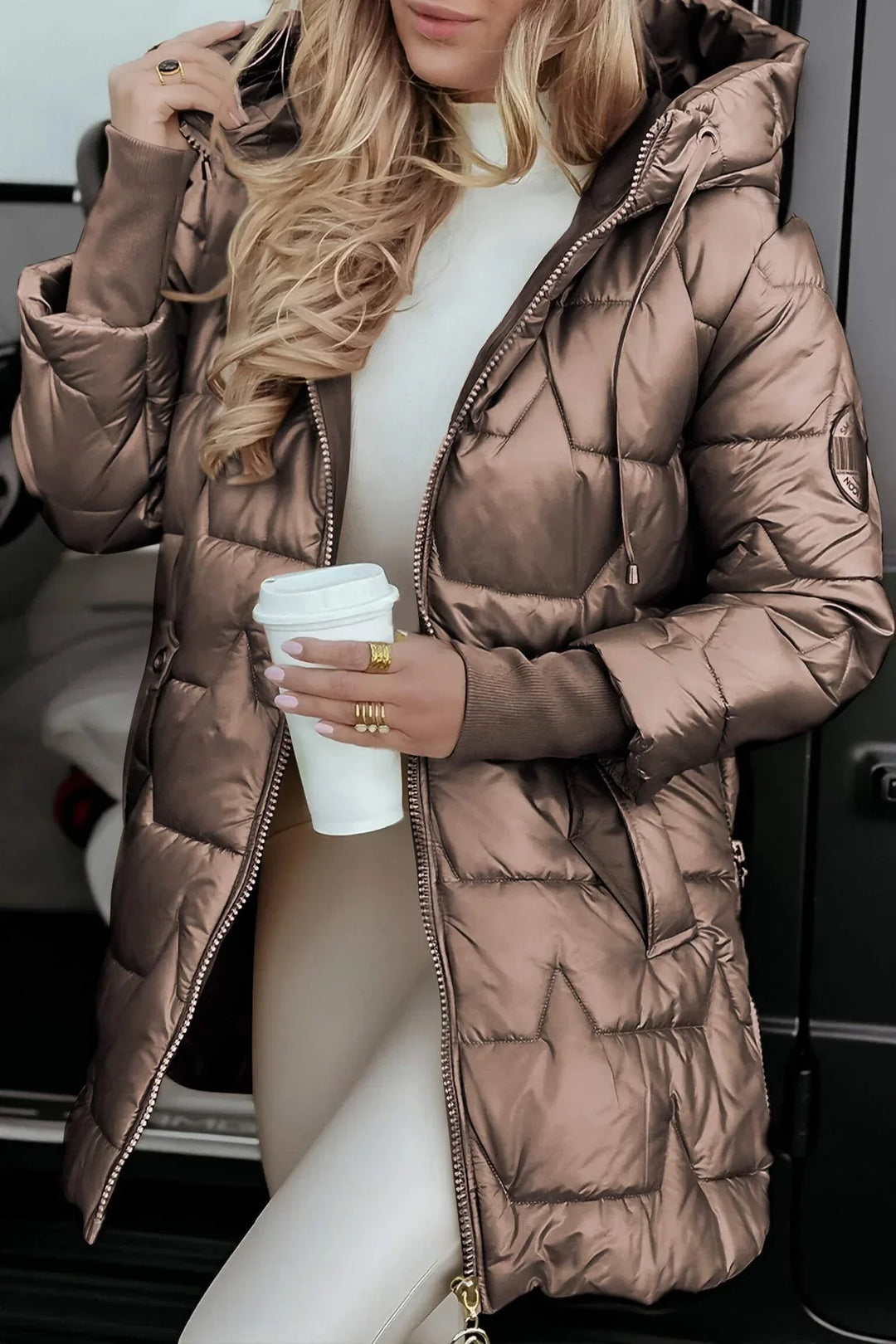 Josephine - Elegant Winter Coat with Hood