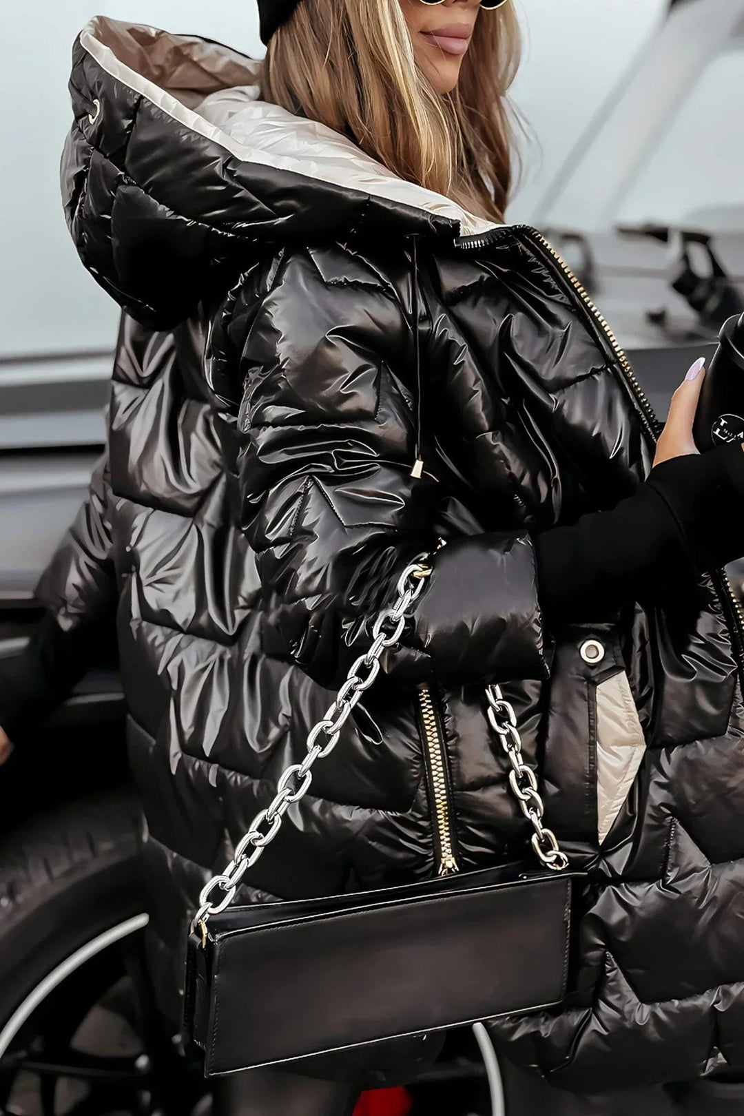 Josephine - Elegant Winter Coat with Hood