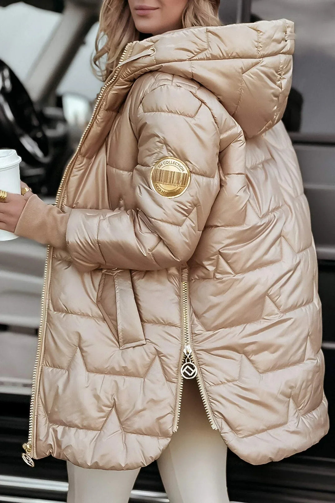 Josephine - Elegant Winter Coat with Hood