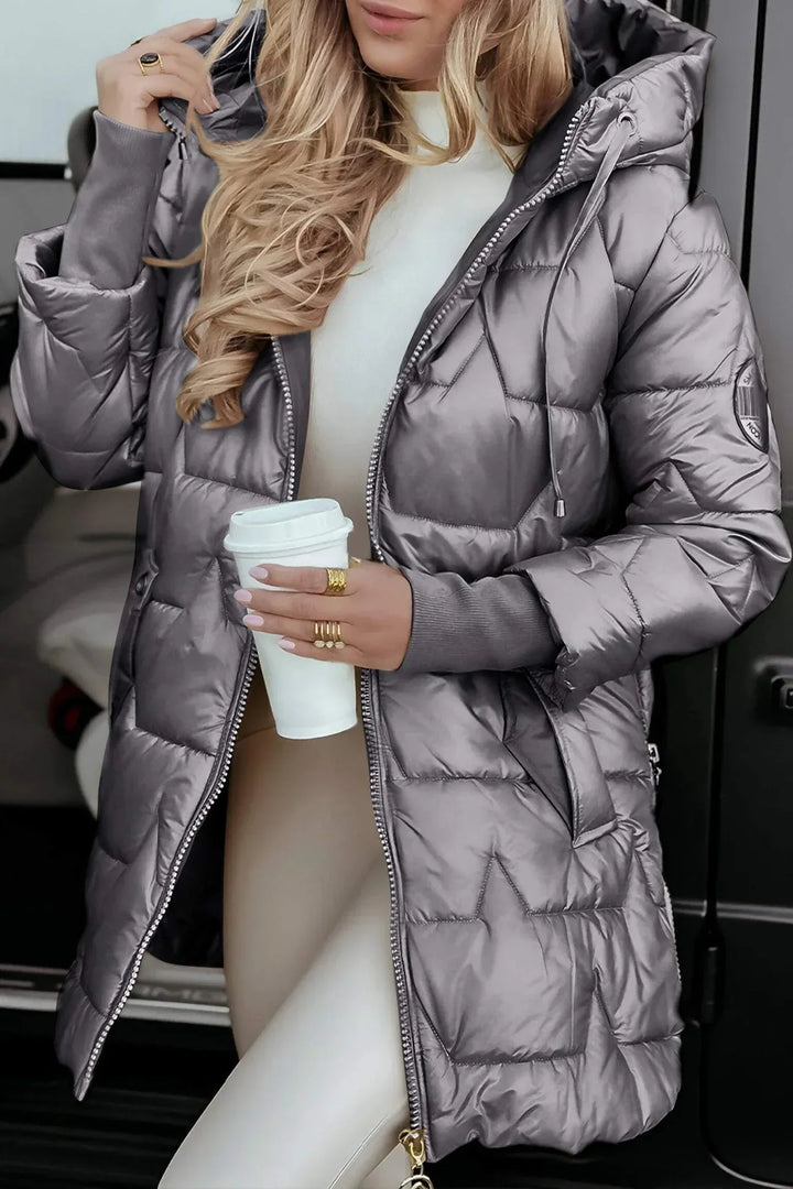 Josephine - Elegant Winter Coat with Hood