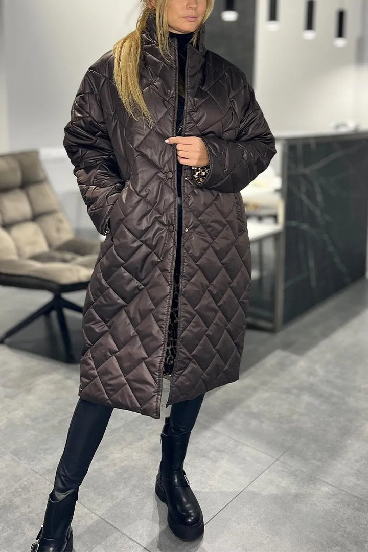 Rona – Quilted Mid-Length Coat