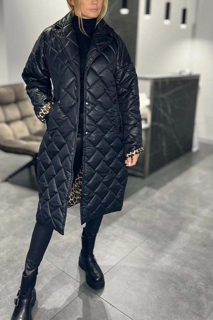 Rona – Quilted Mid-Length Coat